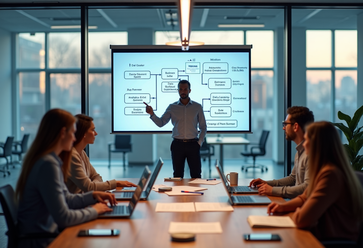 Data operating model design